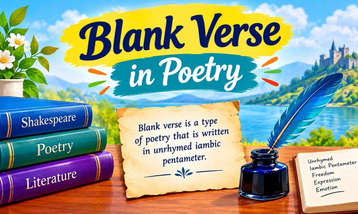 Blank Verse In Poetry