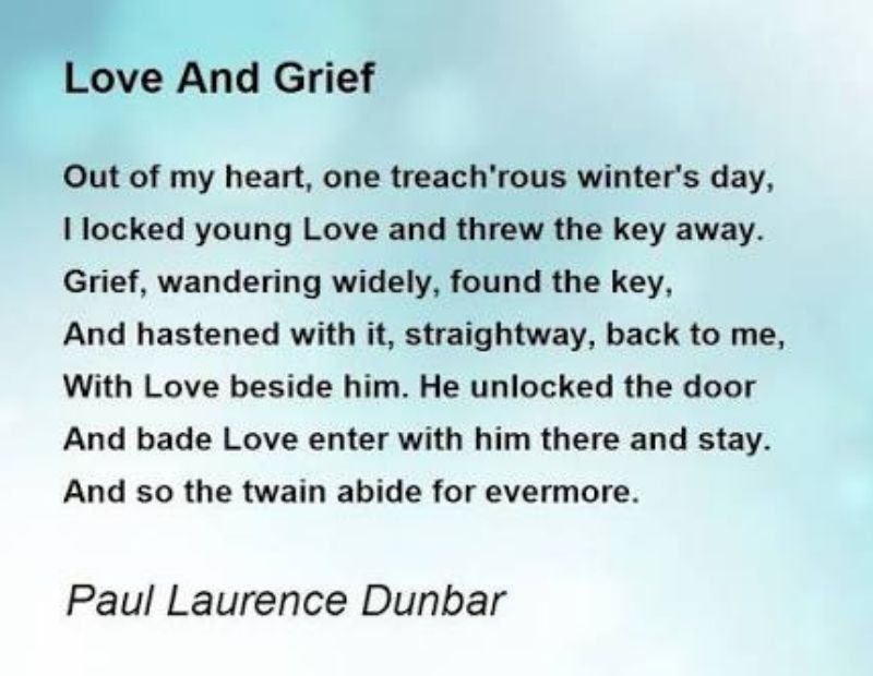 Poetry About Grief 