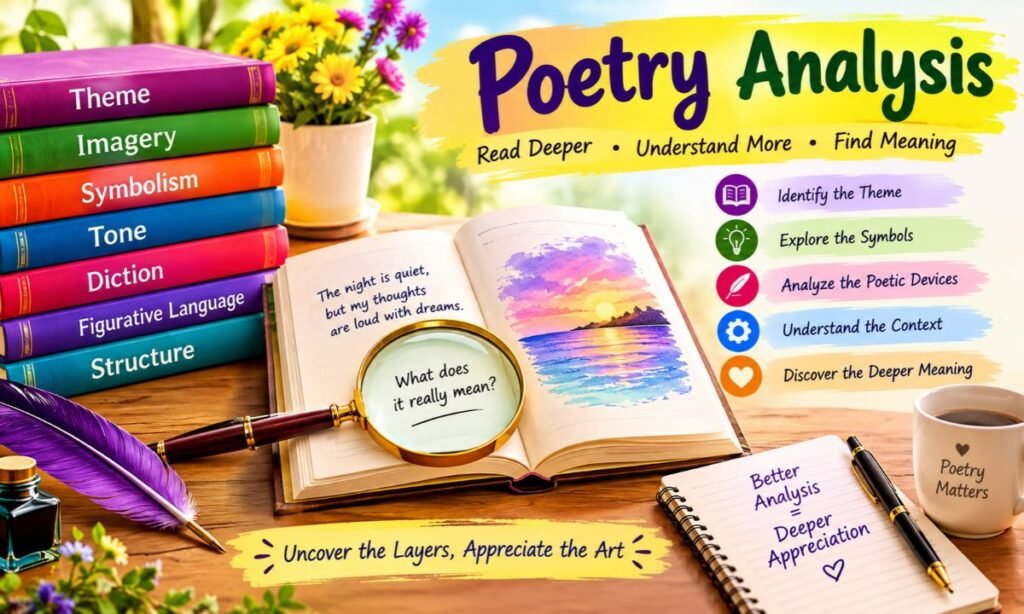 Poetry Analysis: 25+ Powerful Techniques, Examples, Elements & Expert Tips